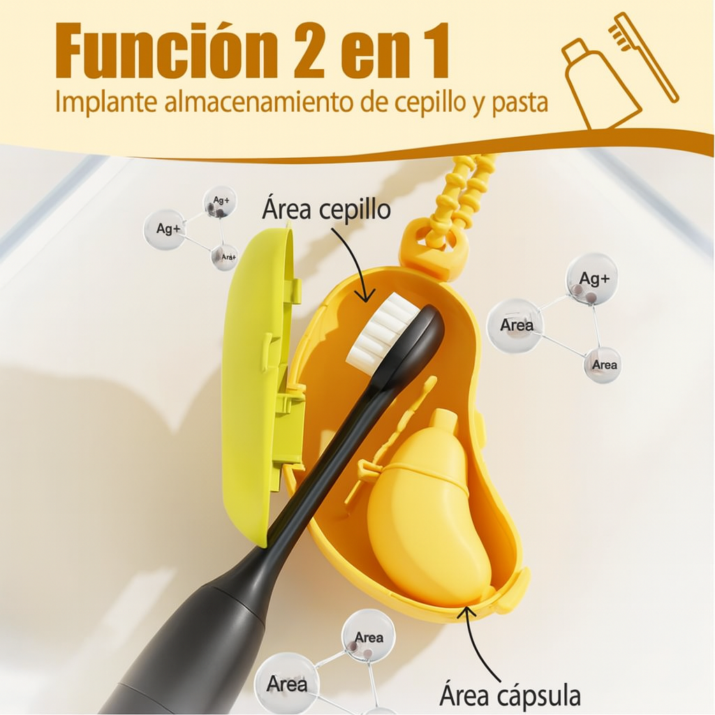 Estuche Banana para Cepillo de Dientes
